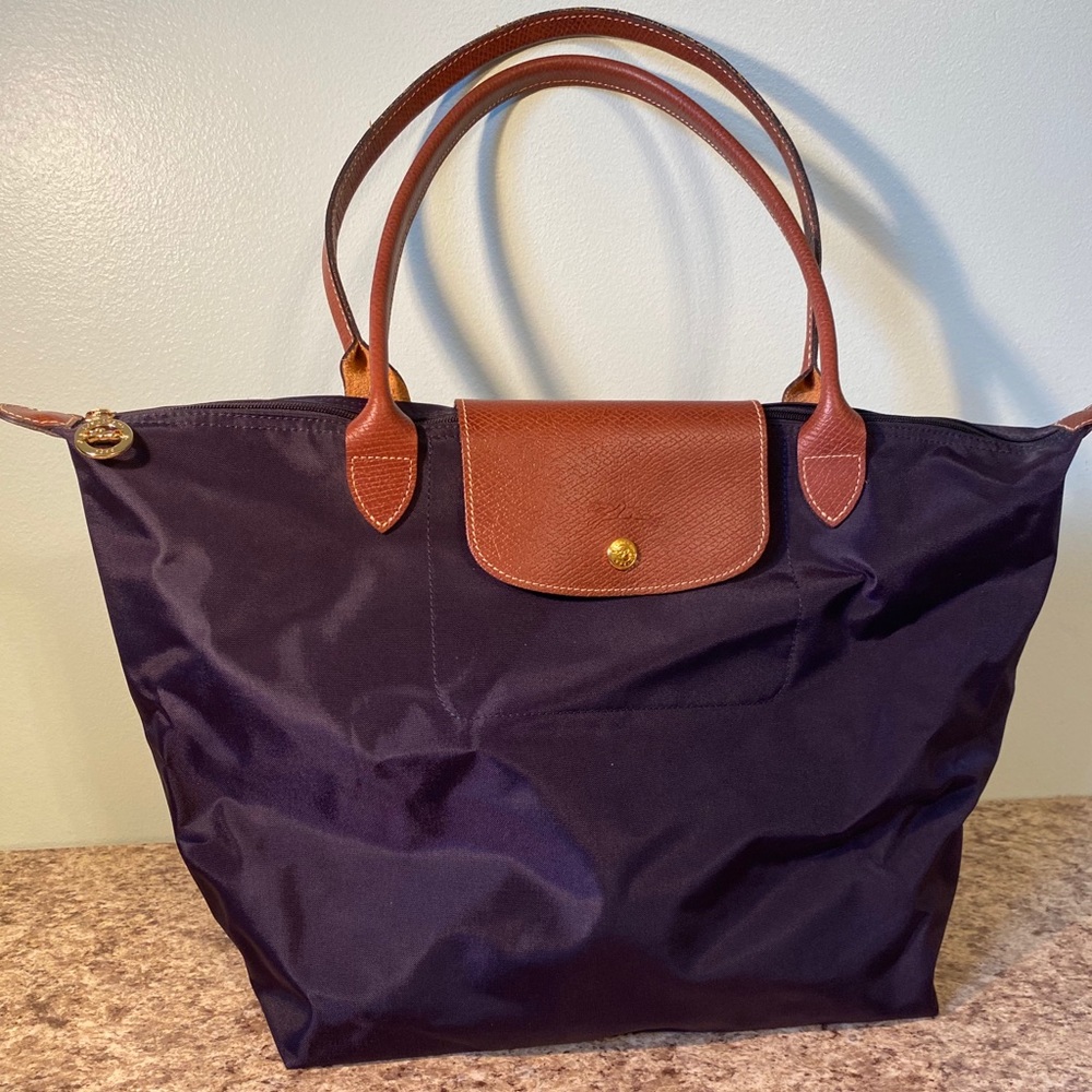 Purple LongChamp Purse